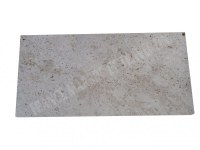 Travertin Beige Nuancé Margelle de Piscine Bord Droit 30,5x61 cm