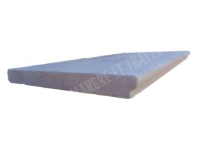 Travertin Beige Nuancé Margelle de Piscine Bord Ogee 30,5x61 cm