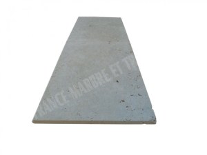 Travertin Beige Nuancé Margelle de Piscine Bord Arrondi 40,6x61 cm