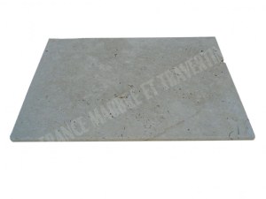 Travertin Beige Nuancé Margelle de Piscine Bord Arrondi 40,6x61 cm