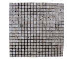 Travertin Classique Mosaique 1,5x1,5 cm Rustique EN STOCK