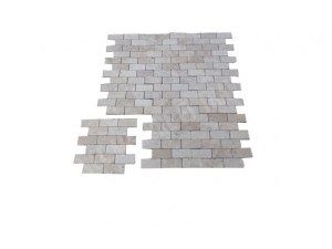 Travertin Beige Mosaïque 4,8x10 cm