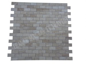 Travertin Beige Mosaique 4,8x10 cm