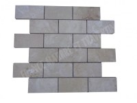 Travertin Beige Mosaique 4,8x10 cm