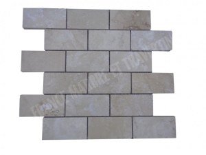 Travertin Beige Mosaique 4,8x10 cm