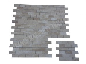 Travertin Beige Mosaique 4,8x10 cm