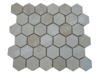 Travertin Beige Mosaïque Hexagone