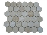 Travertin Beige Mosaïque Hexagone