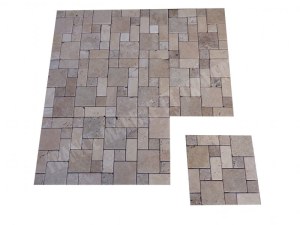 Travertin Beige Mosaïque Modèle 3 Format