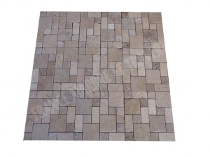 Travertin Beige Mosaïque Modèle 3 Format