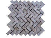 Travertin Beige Mosaïque Modèle Parquet