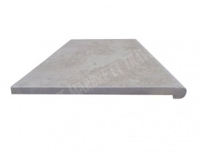 Travertin Beige Nez de Marche Arrondi 60x90 cm