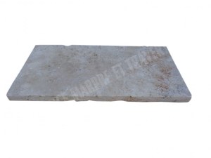 Travertin Beige Nez de Marche Droit 30,5x61 cm