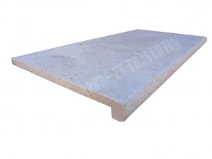 Travertin Beige Nez de Marche Arrondi 30,5x61 cm Épaisseur : 3 cm Qualité : 1'er Choix...