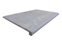 Travertin Beige Nez de Marche Arrondi 40,6x61 cm Épaisseur : 3 cm Qualité : 1'er Choix...