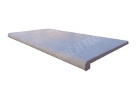 Travertin Beige Nez de Marche Arrondi 30,5x61 cm