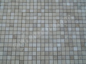 Travertin Beige - Noce Mosaique 3,1x3,1 cm