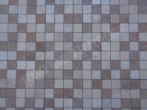 Travertin Beige - Noce Mosaique 4,8x4,8 cm