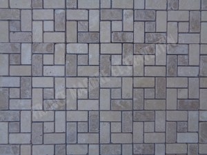 Travertin Beige - Noce Mosaïque Modèle Target