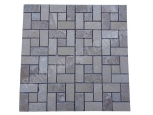 Travertin Beige - Noce Mosaïque Modèle Target