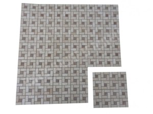 Travertin Beige - Noce Mosaïque Modèle Target