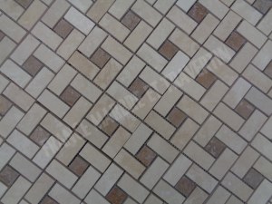 Travertin Beige - Noce Mosaïque Modèle Target