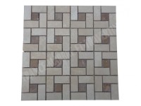 Travertin Beige - Noce Mosaïque Modèle Target
