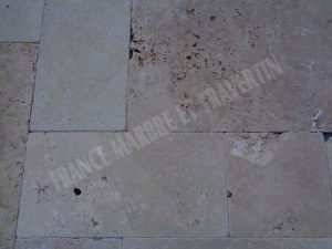 Carrelage travertin nuancé opus romain 4 formats commercial 1.2cm