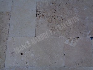 Carrelage travertin nuancé opus romain 4 formats commercial 1.2cm