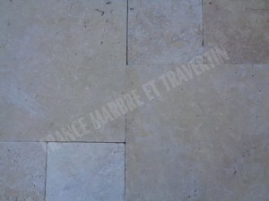 Carrelage travertin nuancé opus romain 4 formats 1er choix
