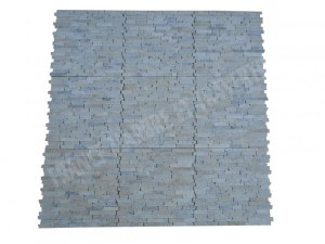 Travertin Beige - Silver Mosaïque 1,5 cm Modèle Bâtonnet