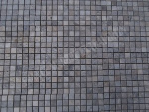 Travertin Silver Mosaïque 2,3x2,3 cm Qualité : 1'er Choix Finition : Antique & Vieilli