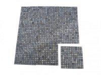Travertin Silver Mosaïque 2,3x2,3 cm Qualité : 1'er Choix Finition : Antique & Vieilli