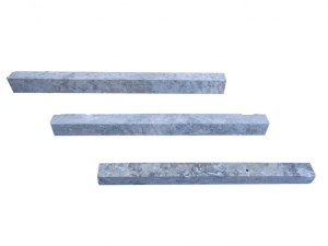 Travertin Silver Baguette D'angle 40x3 cm