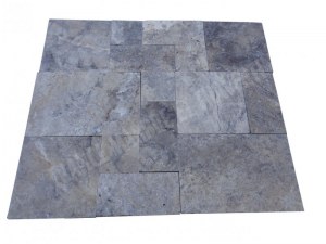 Travertin Gris Silver 1.5cm Big Opus Romain