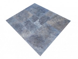 Travertin Gris Silver 2cm Big Opus Romain