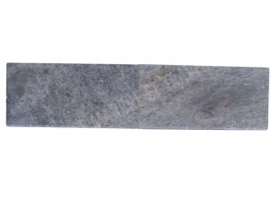 Travertin Silver Margelle de Piscine Bord Arrondi 30,5x61 cm