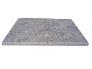 Travertin Silver Nez de Marche Arrondi 40,6x61 cm