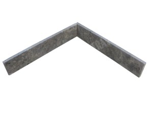 Travertin Silver Plinthe 40,6x8 cm