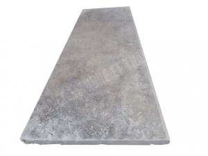 Travertin Silver Marche Escalier 100x40 cm