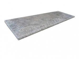 Travertin Silver Marche Escalier 100x40 cm