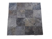 Travertin Gris Silver 20x20x3cm 1er Choix