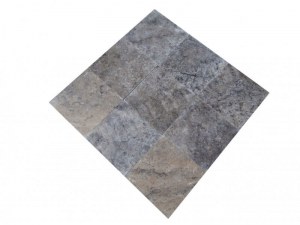 Travertin Silver Gris 30x30x1.5cm 1er Choix