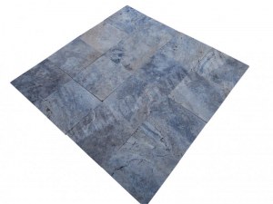 Travertin Gris Silver 40x40x3cm 1er Choix