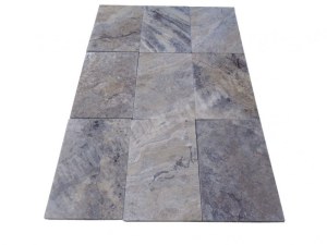 Travertin Silver 40x60x1,2 cm