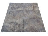 Travertin Silver 60x90x3 cm Antique & Vieilli