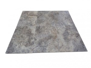 Travertin Silver 60x90x3 cm Antique & Vieilli