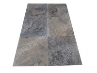 Travertin Gris Silver 1.5cm 60x60cm 1er Choix