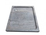 Travertin Silver Bac à Douche 100x90 cm