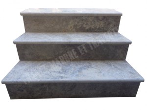 Travertin Silver Marche Escalier 120 cm